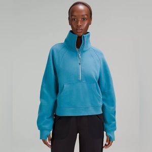 Lululemon Funnel Neck Half-Zip Scuba XL/XXL- Oceanic